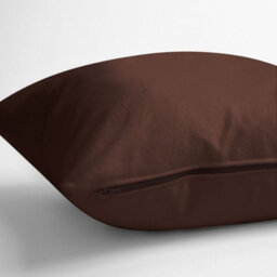 Chilimilii Cushion Covers 100% Cotton Plain Dyed Zip Pipe Edge Home Sofa Decor (40X40 Cm) - thumbnail 4