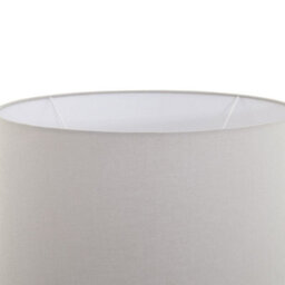 Wyld Haus Verona Large Grey Speckled Ceramic Table Lamp With Fabric Shade - thumbnail 4