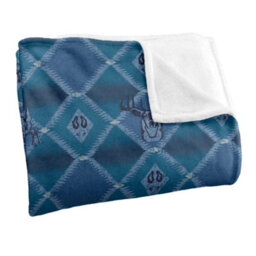 Jq Licensing Silky Deer Hunting Supersoft Blanket Blue (One Size) - thumbnail 3