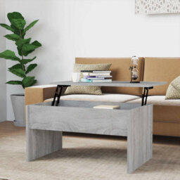 Berkfield Coffee Table Grey Sonoma 80X50.5X41.5 Cm Engineered Wood - thumbnail 1