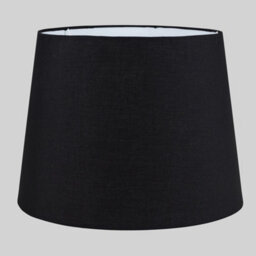 Valuelights Aspen Extra Large Modern Tapered Table Floor Lamp Light Shade With Black Fabric Finish (D)45.5Cm - thumbnail 3