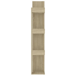 Vidaxl Book Cabinet Sonoma Oak 86X25.5X140 Cm Engineered Wood Book Cabinets - thumbnail 6
