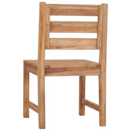Berkfield Garden Chairs 2 Pcs Solid Teak Wood - thumbnail 5