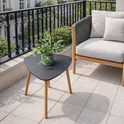 Nöa & Nani Noa & Nani Malme Extra Large Outdoor Side Table For Balcony & Patio In Storm Grey - image 1