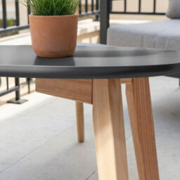 Nöa & Nani Noa & Nani Malme Extra Large Outdoor Side Table For Balcony & Patio In Storm Grey - thumbnail 2