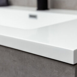 Plum&clay Nebula Concrete Wall Hung Vanity Unit With White Basin (W)900mm - thumbnail 5