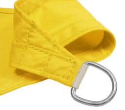 Kookaburra 5M X 4M Rectangle Waterproof Yellow Garden Patio Sun Shade Sail Canopy 98% Uv Block With Free Rope - thumbnail 3
