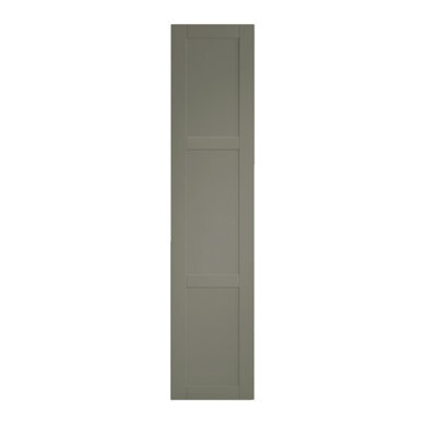 Atomia Matt Reed Green Modular Furniture Door, (H) 2247mm (W) 372mm - image 1