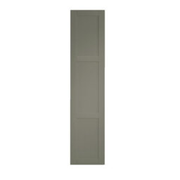 Atomia Matt Reed Green Modular Furniture Door, (H) 2247mm (W) 372mm - thumbnail 1