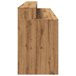 Berkfield Desk With Led Lights Artisian Oak 200X55X91 Cm Engineered Wood - thumbnail 7