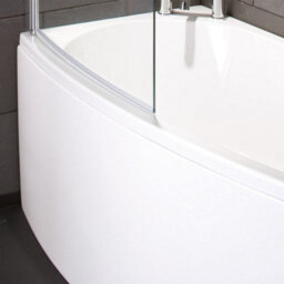 Plum&clay Poca Right Hand Reinforced Acrylic Space Saver Bath With Front Panel & End Panel (L)1690mm (W)690mm - thumbnail 2
