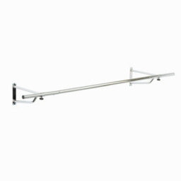 House Of Home Chrome Heavy Duty Wall Mounted Clothes Rail 5Ft Wardrobe Storage & Organiser - thumbnail 7