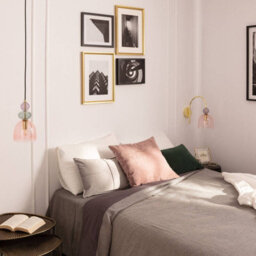 Edit Baudelaire Glass Wall Light Pink - thumbnail 4