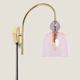 Edit Baudelaire Glass Wall Light Pink - thumbnail 6