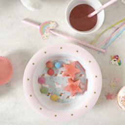 Childs Dining Set: Sophie Allport Unicorn Dining Set, Melamine - thumbnail 2