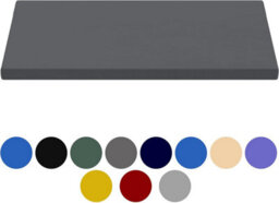 istyle mode 2 Seater Garden Bench Cushion Seatpad Indoor & Outdoor Use - Dark Grey - thumbnail 2
