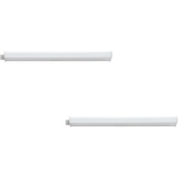 2 Pack Modern White Led Ceiling Lights With Plastic Shades