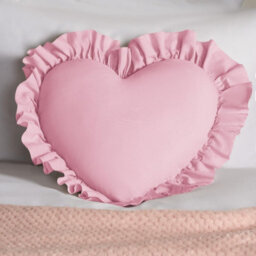 Ohs Heart Filled Cushion Plump Bedroom Scatter Pillow Valentines, Pink - thumbnail 2