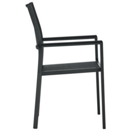 Berkfield Garden Chairs 2 Pcs Black Plastic Rattan Look - thumbnail 4