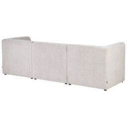 Beliani Modular Sofa 3 Seater Lemvig Corduroy Beige - thumbnail 6