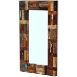 Walplus Reclaimed Wood Framed Wall Mirror Retro Multicolour Bathroom Hall Home Decor - thumbnail 6