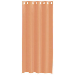 Berkfield Durable Voile Curtains With Grommets 2 Pcs Terracotta - thumbnail 4