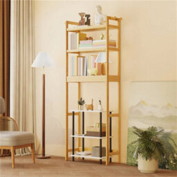 3-Tier Bamboo The Toilet Bathroom Shelf Cabinet Corner Storage Rack - thumbnail 1