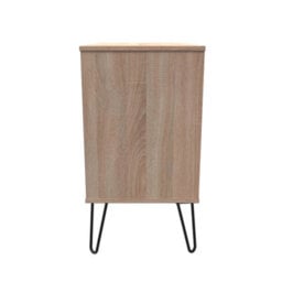 Fuji 3 Drawer Chest Of Drawers In Bardolino Oak (Ready Assembled) - thumbnail 2
