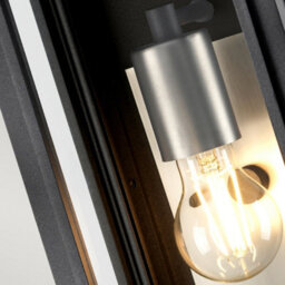 Luminosa Lighting Elstead Hinkley Sutcliffe Outdoor 1 Light Wall Lantern Aged Zinc Ip44 - thumbnail 4