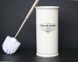 Roses De Parfum Ceramic Bathroom Set Soap Dish Dispenser Tumbler Toilet Brush - thumbnail 3
