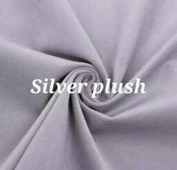 Comfy Deluxe Silver Plush Chesterfield 4Ft6 Double Headboard 26Inch Matching Buttons - thumbnail 2