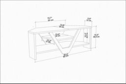 Decorotika Karin Tv Stand Tv Unit For Tvs Up To 45 Inch Black - thumbnail 7