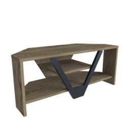 Decorotika Karin Tv Stand Tv Unit For Tvs Up To 45 Inch Black - thumbnail 6