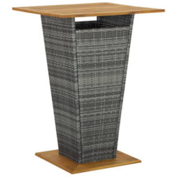 Berkfield 5 Piece Garden Bar Set Grey - thumbnail 3