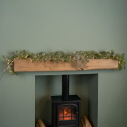 Samuel Alexander 1.8M Pine Needle Christmas Garland With Pinecones And 120 Warm White Leds - thumbnail 7