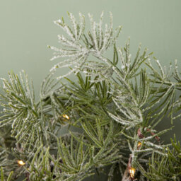Samuel Alexander 1.8M Pine Needle Christmas Garland With Pinecones And 120 Warm White Leds - thumbnail 4