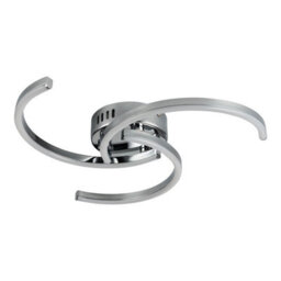 Curve - Chrome LED Flush Ceiling Light - thumbnail 3
