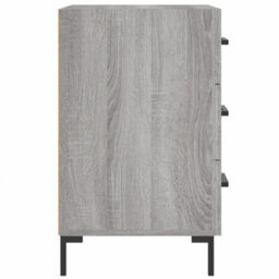 Berkfield Bedside Cabinet Grey Sonoma 40X40X66 Cm Engineered Wood - thumbnail 6