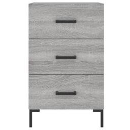 Berkfield Bedside Cabinet Grey Sonoma 40X40X66 Cm Engineered Wood - thumbnail 5