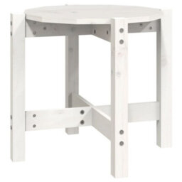 Walplus Coffee Table White  52.5X45 Cm Solid Wood Pine - thumbnail 2
