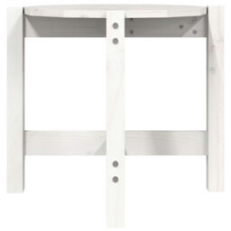 Walplus Coffee Table White  52.5X45 Cm Solid Wood Pine - thumbnail 6