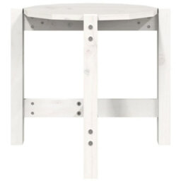 Walplus Coffee Table White  52.5X45 Cm Solid Wood Pine - thumbnail 5