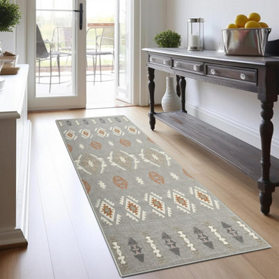 Bedlooms Nova Living Area Runner Rugs, Non-Slip Modern Area Large Rug 80X150Cm, Washable Dining Room Rug