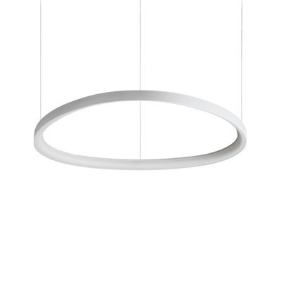 Ideal Lux Luminosa Gemini Integrated Led Pendant Ceiling Light White 6600Lm 4000K - image 1
