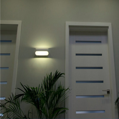 CGC Lighting Cgc Ace White Halo Up Down Led Indoor Wall Light 10W - image 1