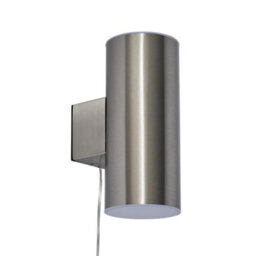 Litecraft Bao Stainless Steel Led Solar Outdoor Wall Light - thumbnail 2