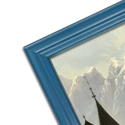 "AK Frames 11X8.5"" Classic Navy Blue Modern Picture Frame - Poster Frame For Photos, Prints And Wall Art - Elegant Home Decor" - thumbnail 8