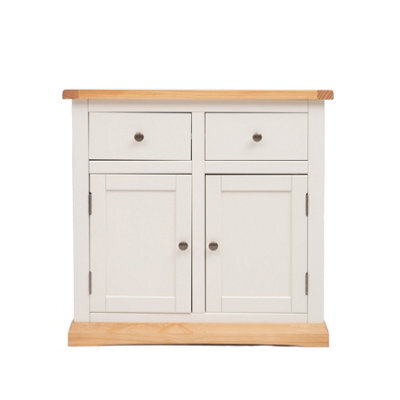 Cabinet Bits Trevi Off White 2 Drawer 2 Door Sideboard Brass Knob - image 1