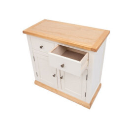 Cabinet Bits Trevi Off White 2 Drawer 2 Door Sideboard Brass Knob - thumbnail 5