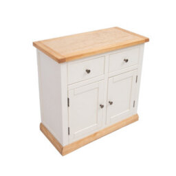 Cabinet Bits Trevi Off White 2 Drawer 2 Door Sideboard Brass Knob - thumbnail 3